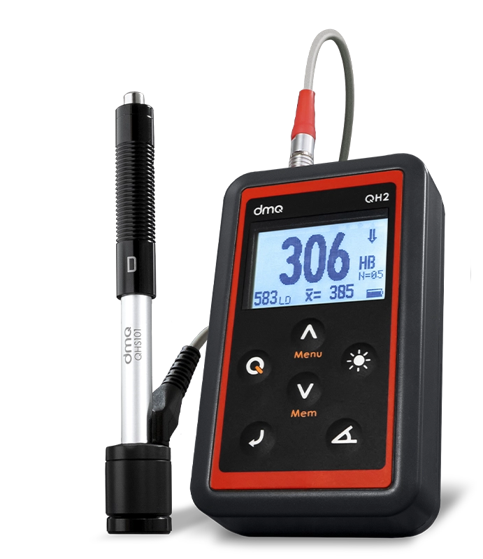 DMQ QH2 DLP | Leeb Hardness Tester, Datalogger and HLD Block | 1000 readings, USB, ASTM A956 - generaltechuae