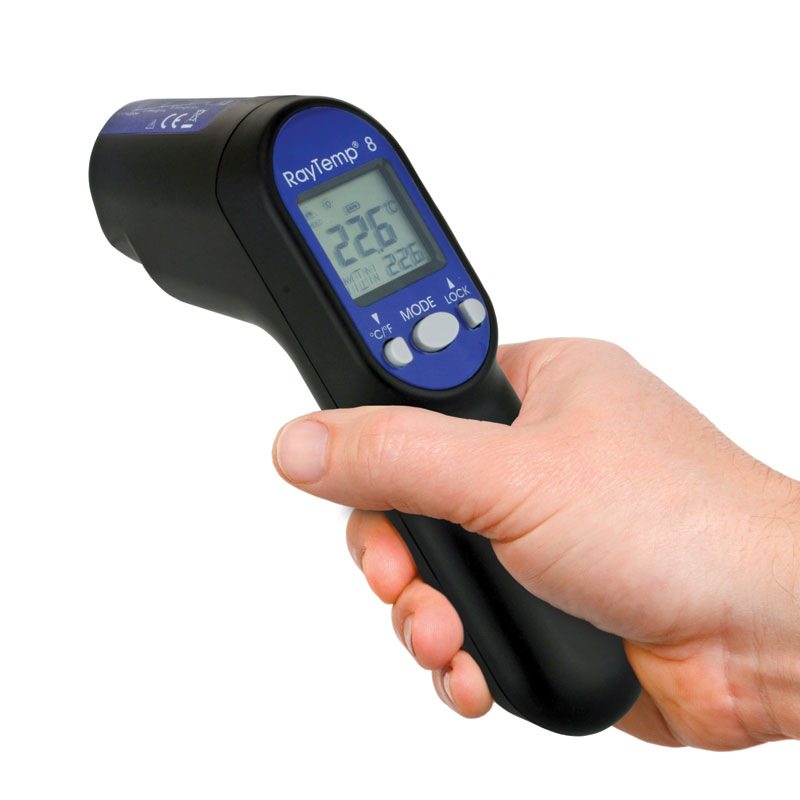 ETI 860-845 | RayTemp 8 Infrared Thermometer Kit | IR + Type K Probe, 12:1 - generaltechuae (4)