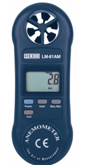 REED LM-81AM Compact Vane Anemometer - generaltechuae