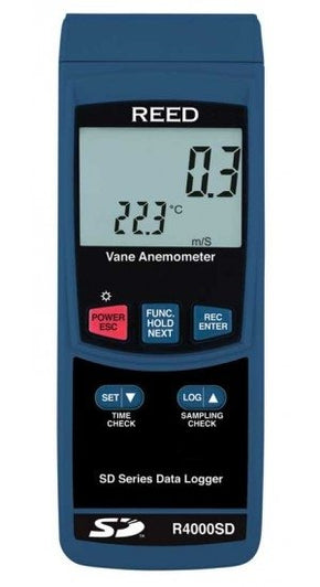 REED R4000SD Data Logging Vane Thermo-Anemometer - generaltechuae