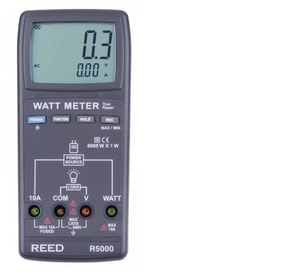 REED R5000 | Watt Meter | Range 0 to 6000W | Resolution 1W
