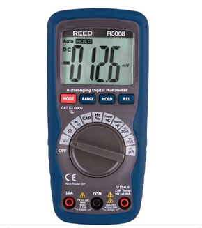 REED R5008 Compact Digital Multimeter with Temperature