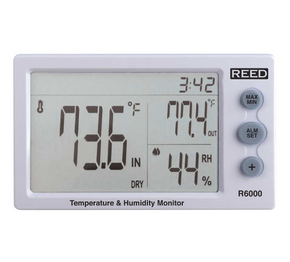 REED R6000 Temperature and Humidity Meter - generaltechuae