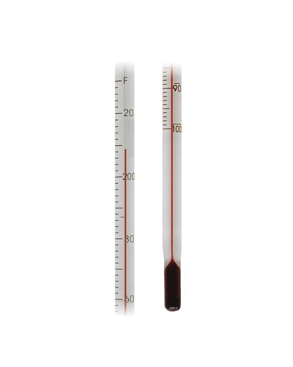 Brannan 44/002/7 | SAMA Type Spirit Laboratory Thermometer | 0 to +230 °F, 76 mm immersion, red spirit, FP15 - generaltechuae (2)