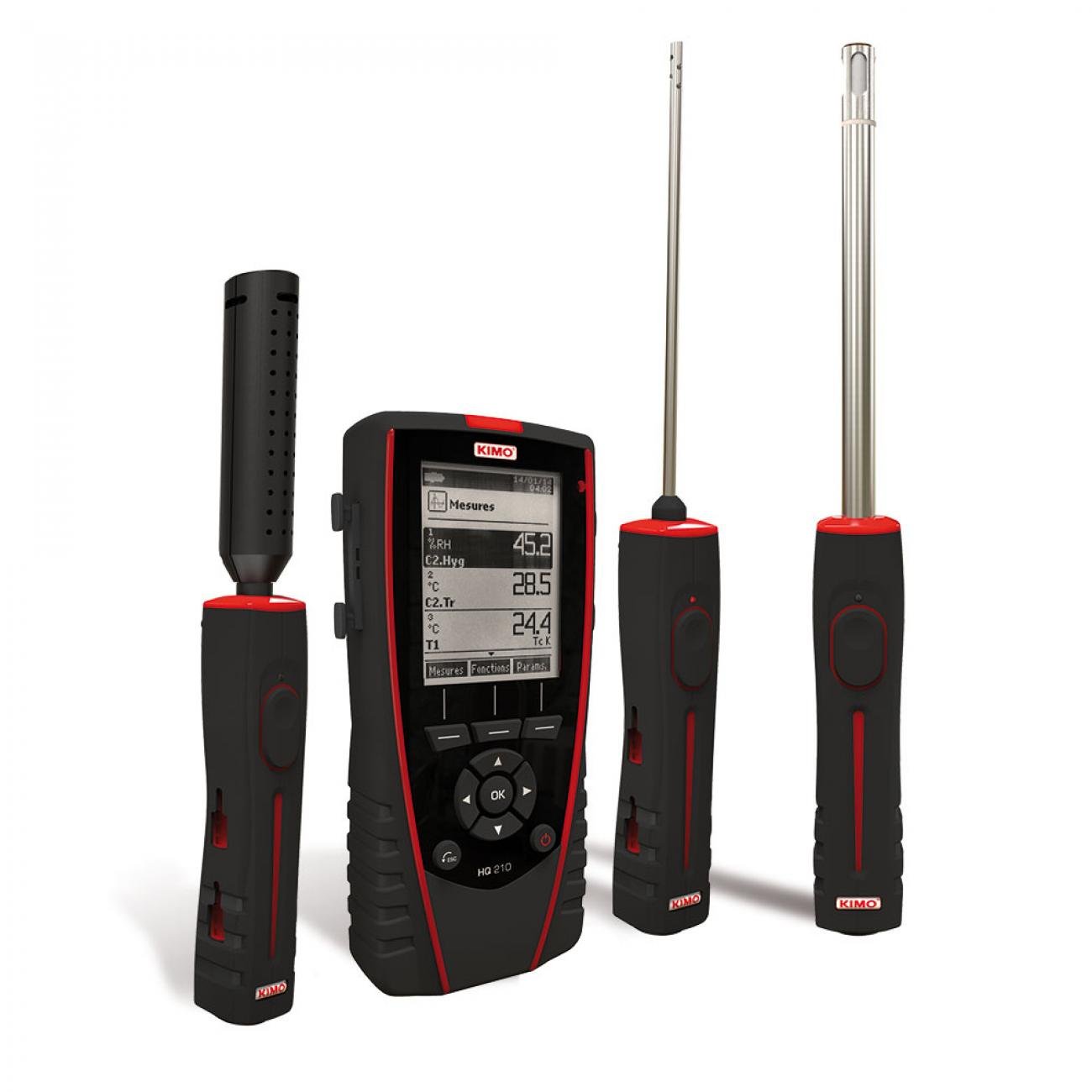 Thermo-hygrometer-air quality | Temperature, Hygrometry probe in ABS - generaltechuae