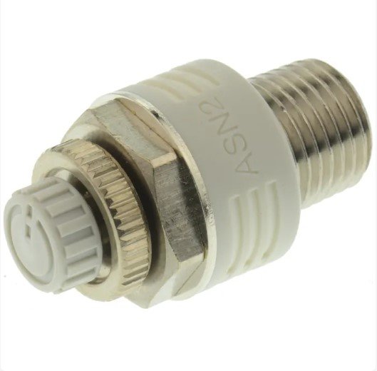 SMC ASN2-02 | Metering Valve with Silencer | Flow Controller | Series ASN2 | Port Size 1/4-inch - generaltechuae