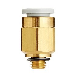 SMC KQ2H04-M6A | Male Connector | Fitting | Series KQ2H | Connection M6 Male | Tube Size 4mm - generaltechuae