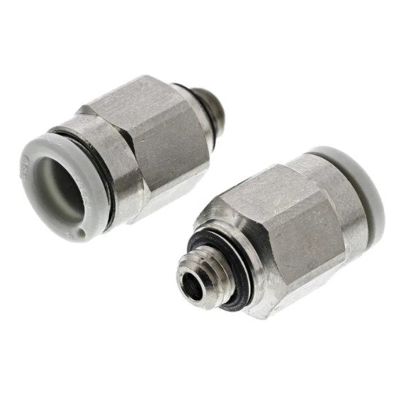 SMC KQ2H06-M5N | Straight Fitting | Threaded-to-Tube | Series KQ2 | Connection M5 Male | Tube Size 6mm - generaltechuae