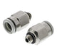 SMC KQ2H06-M5N | Straight Fitting | Threaded-to-Tube | Series KQ2 | Connection M5 Male | Tube Size 6mm