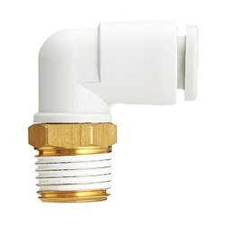 SMC KQ2L06-02AS | Elbow Fitting | Series KQ2 | Connection R 1/4 Male | Tube Size 6mm