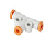 SMC KQ2T04-00A | Union TEE Fitting | Tube-to Tube Adaptor | Series KQ2 | Tube Size 4mm