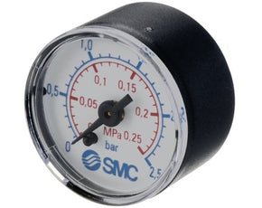 SMC K8-10-40 | Pressure Gauge | Analogue | K-series | Max Pressure 10 bar | Outside Diameter 40mm