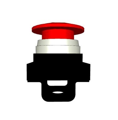 SMC VM-30CR | Push Button | For Mechanical Valve | Series VZM400 | Color Red