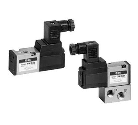 SMC VK334-5G | Solenoid Valve | Series VK300 | Number of Ports 3-Port | Coil Voltage 24 VDC - generaltechuae