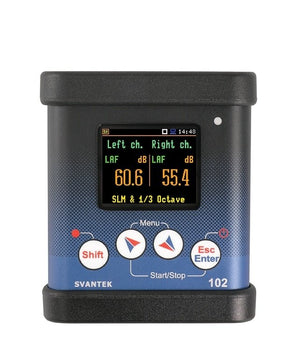 Class 2 Dual-Channel Noise Dosimeter | Measurement Range 45 dBA RMS to  141 dBA Peak - generaltechuae