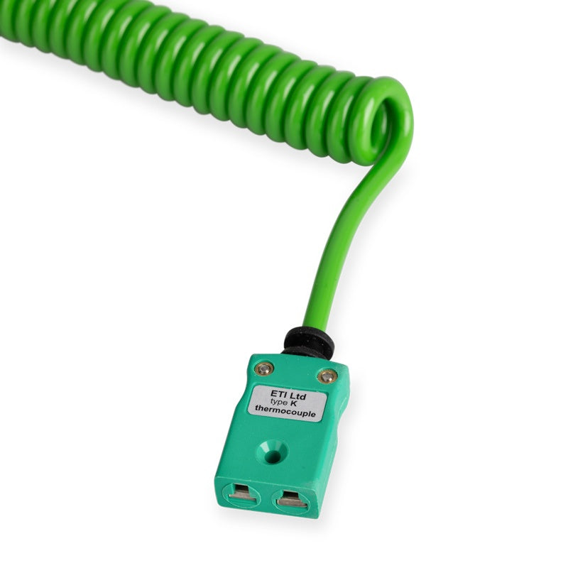 ETI 627-741 | Temperature Probe Extension Lead | Type K, Coiled, 2 m - generaltechuae (4)