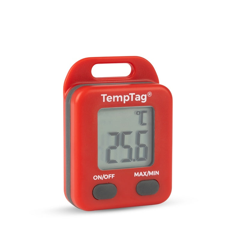 ETI 810-244 | TempTag Micro Max/Min Thermometer | Red, -20 to 60 °C, IP65 - generaltechuae