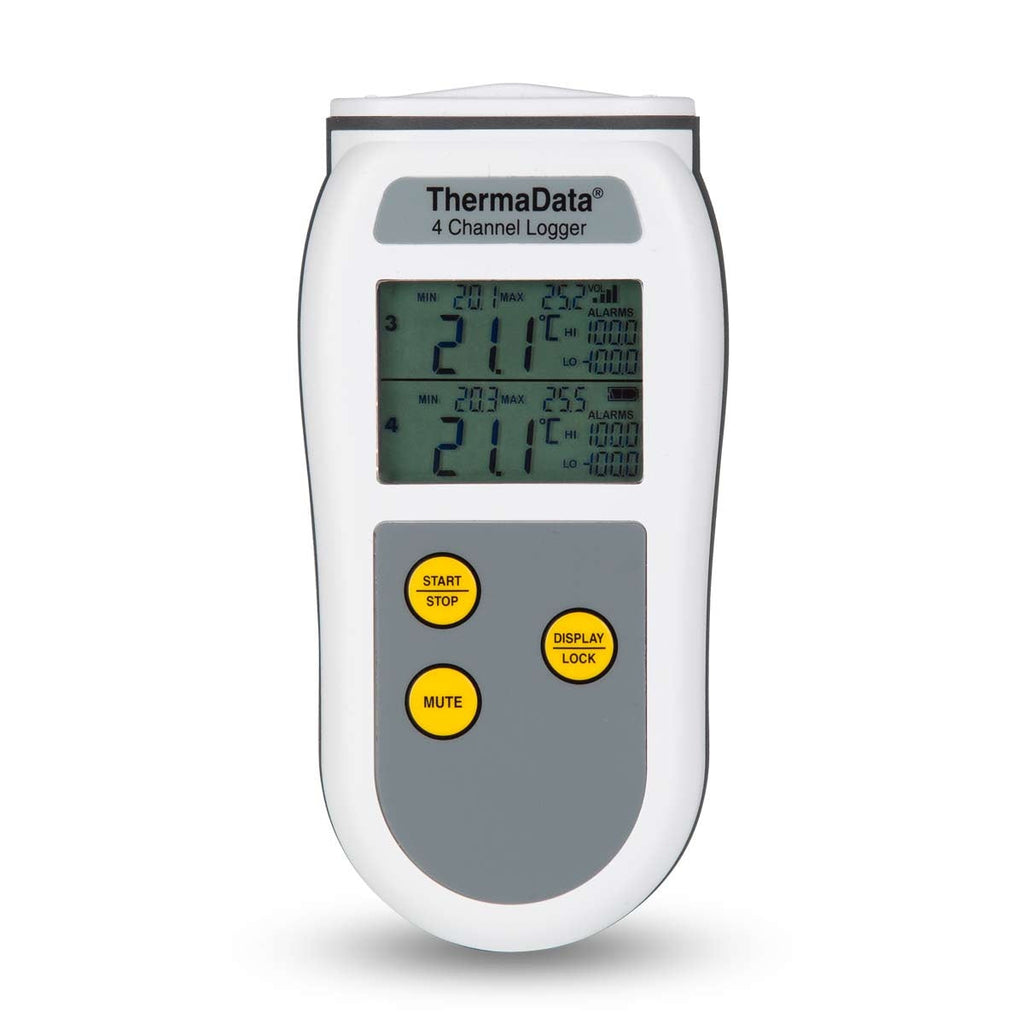 ETI 291-401 | ThermaData 4 Channel Data Logger | Type K, -99.9 to 1372 °C - generaltechuae