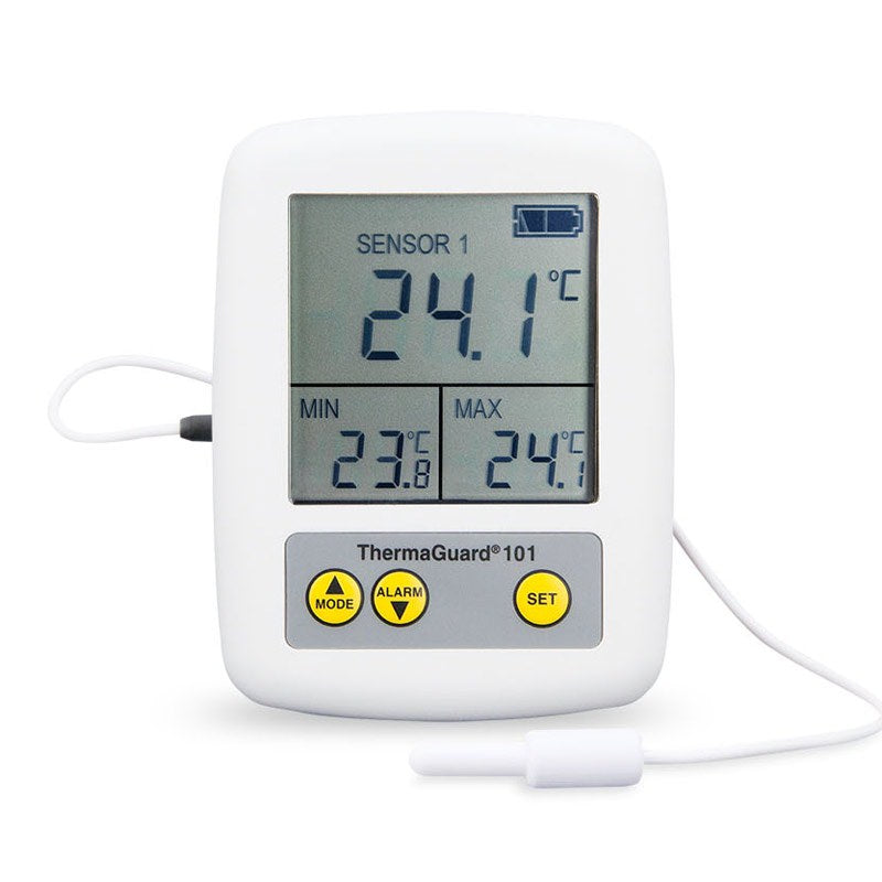 ETI 891-511 | ThermaGuard Fridge Freezer Alarm Thermometer | Model 101 + UKAS 2-Point (-18, 0 °C) - generaltechuae