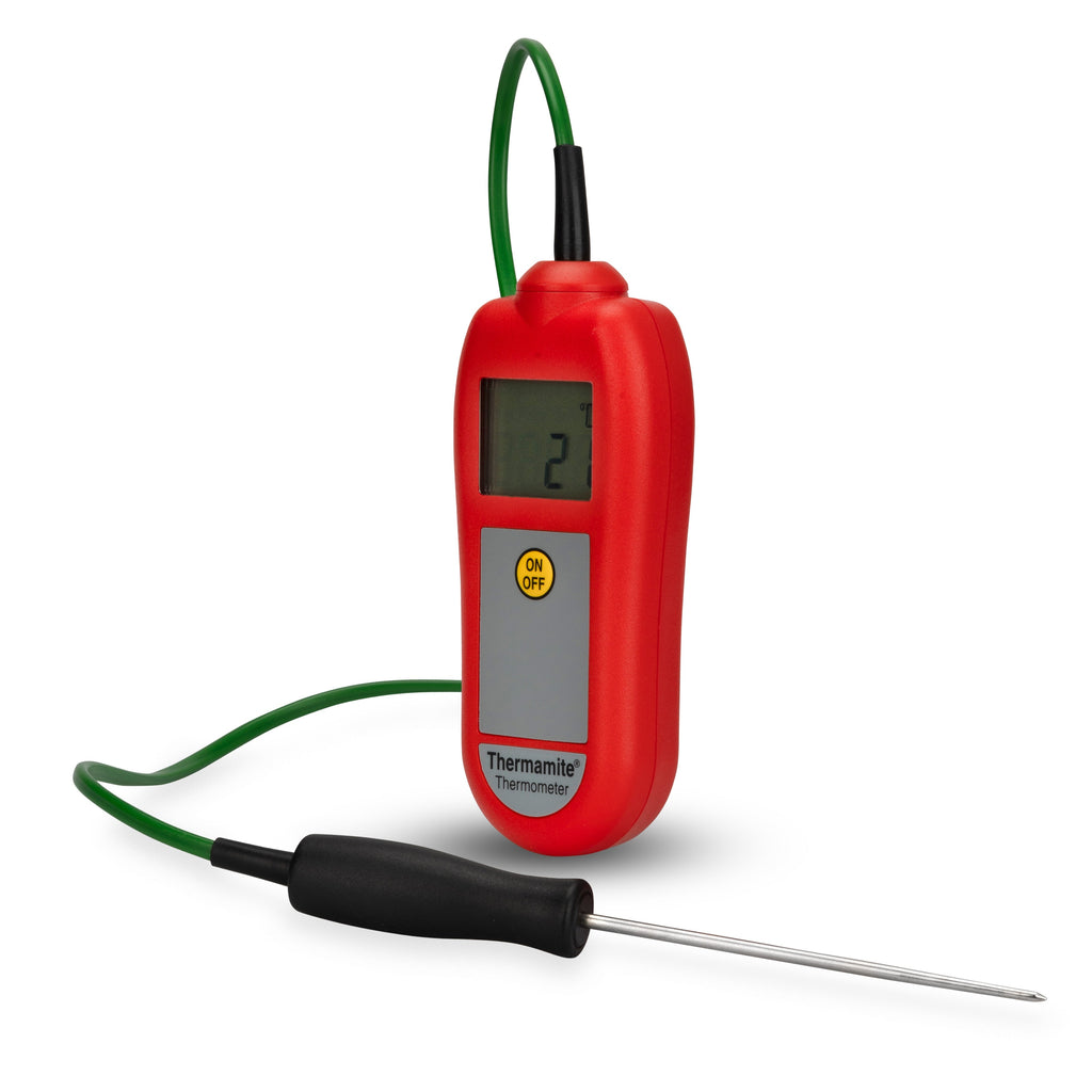 ETI 261-040 | Thermamite HACCP Process Thermometer | Red, -50 to 300 °C, with Probe - generaltechuae