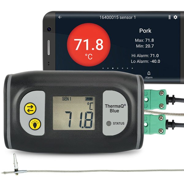 ETI 292-921 | ThermaQ Blue Bluetooth Thermometer | Instrument only, 2-channel Type K - generaltechuae (4)