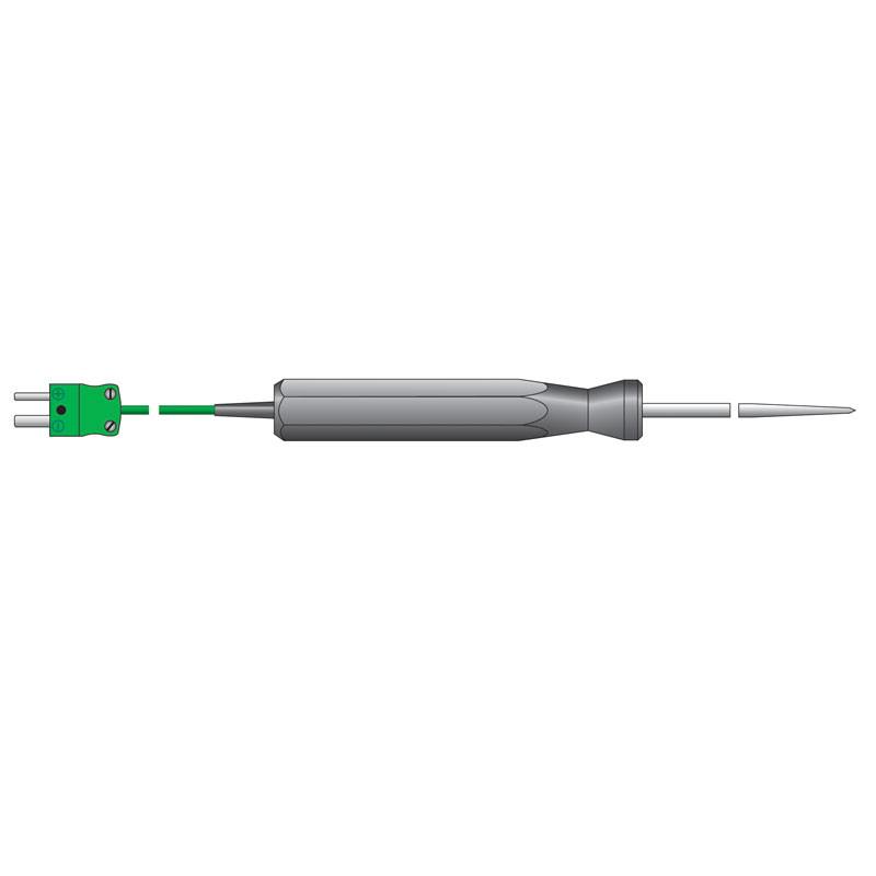 ETI 327-160 | Thermocouple Probe for Liquids and Solids | Type T, coiled lead, Ø3.3 x 130 mm - generaltechuae (5)