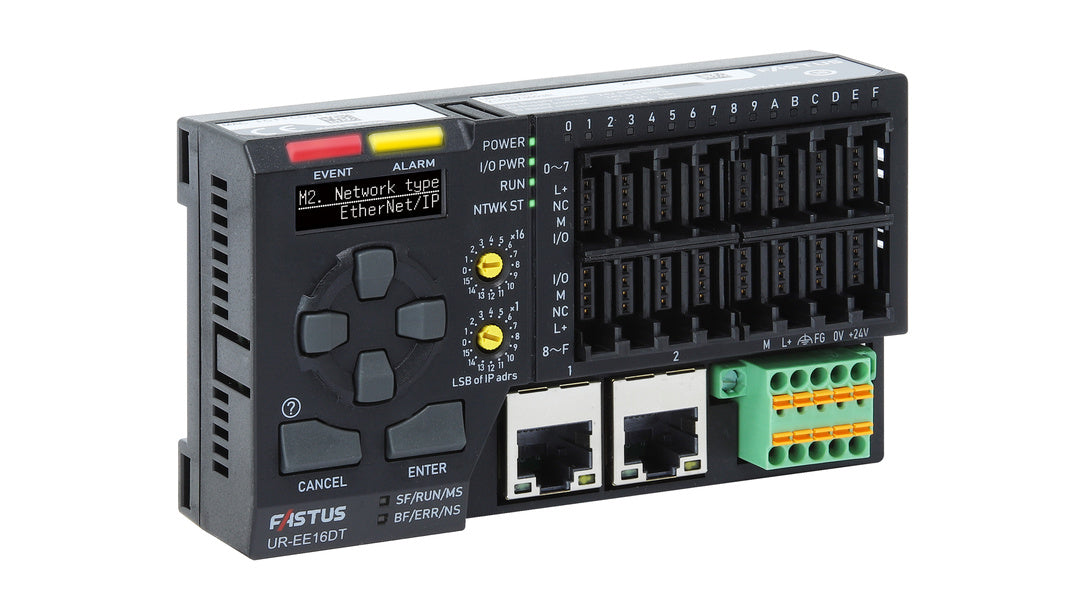 OPTEX FA UR-EE16DT | IO-Link Master | 16 Channels, e-CON, EtherNet/IP, EtherCAT, Modbus TCP