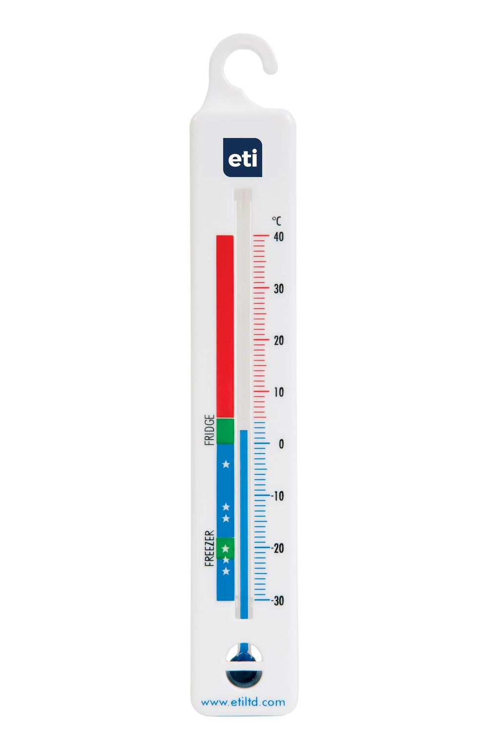 ETI 803-000 | Vertical Spirit-Filled Fridge Freezer Thermometer | -30 to 40 °C - generaltechuae