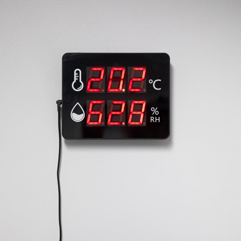 ETI 825-884 | WM40 Wall Mounted Thermometer & Hygrometer | 30 x 280 x 390 mm - generaltechuae
