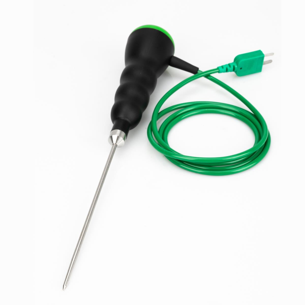 ETI 143-164 | Waterproof Thermocouple Penetration Probe | Green, straight lead, Type K - generaltechuae