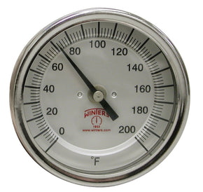 Winters TBM42040B77C | Bi-Metal Thermometer | 1/2” NPT standard |  0ºC to 300ºC & 30ºF to 570ºF - generaltechuae