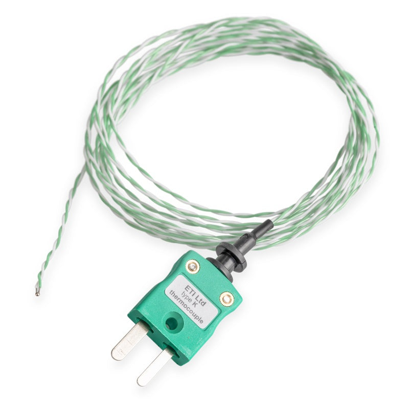 ETI 133-363 | Wire Temperature Probe | Type K, 2 metre, Ø1.5 mm PFA - generaltechuae