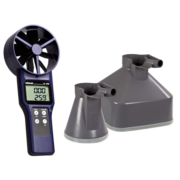Wohler FA 410 - Set | Fan Anemometer set with funnel