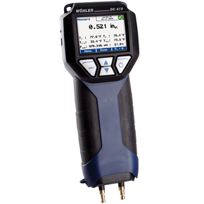 Wohler DC 410 FLOW | Pressure Differential & Flow Meter