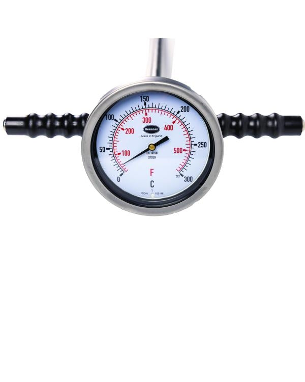 Brannan 15/421/0 | Portable Liquid Expansion Dial Thermometer | Asphalt/Bitumen, 600 mm stem, 0 to 300 °C/°F - generaltechuae (2)