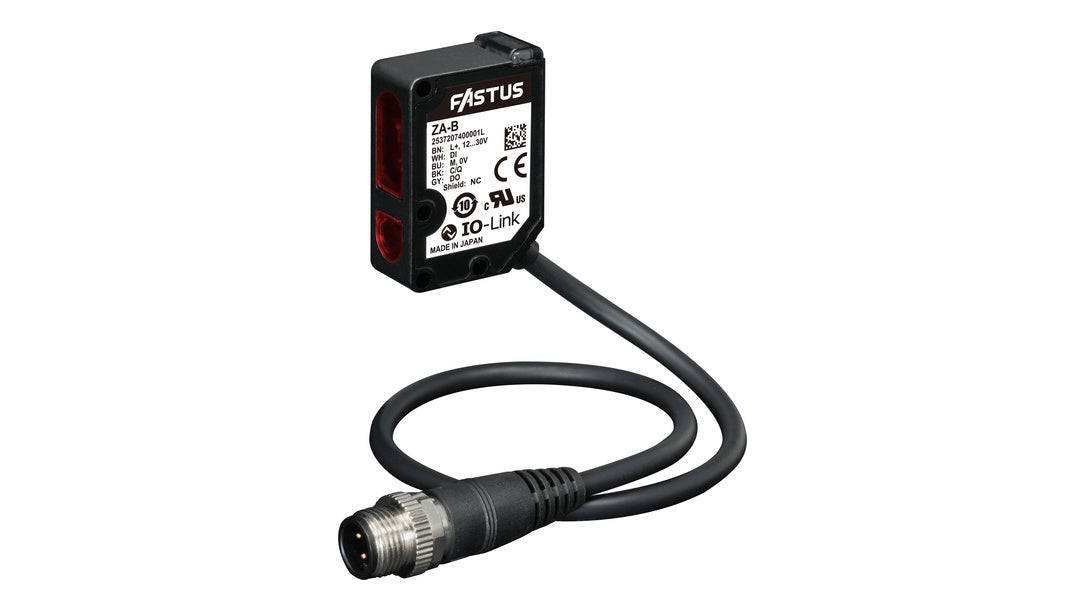 OPTEX FA ZA-BL500M | CMOS Laser Sensor with Background Suppression | 35-500 mm, 1 Output, M12 Pigtail