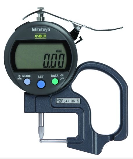 Mitutoyo 547-361S ABS Digital Thickness Gauge 0-0.4