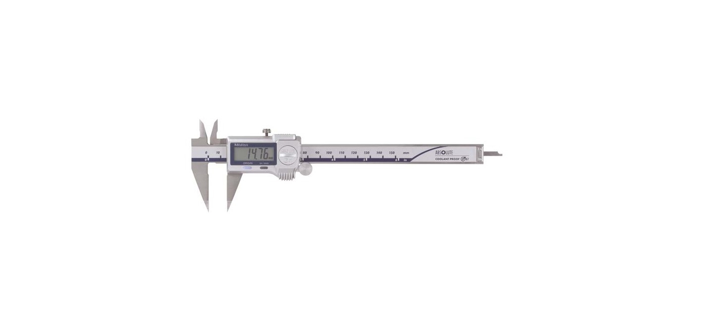 Mitutoyo 573-721-20 ABSOLUTE Digimatic Coolant Proof Point Caliper 0-150mm / 0-6"
