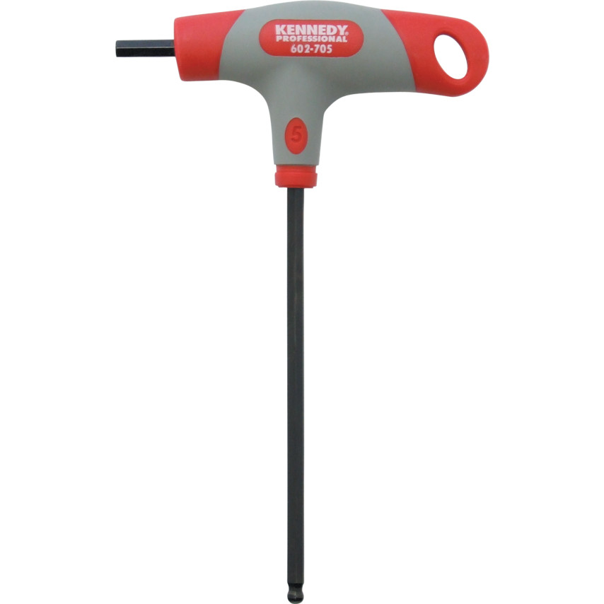Kennedy T-HANDLED HEXAGON KEY BALL DRIVER 8mm x 195mm