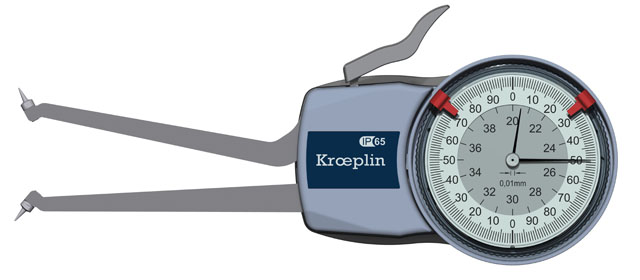 KROEPLIN H2G20, 20 - 40 MM, ANALOG  Internal measurement for blind holes
