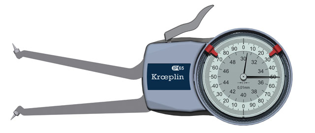 KROEPLIN H2G30, 30 - 50 MM, ANALOG  Internal measurement for blind holes