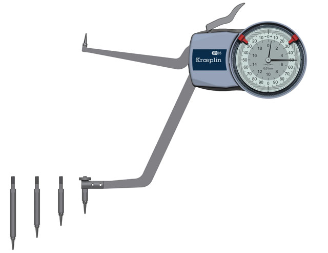 Kroeplin H2M130, 130 - 180 mm, ANALOG Internal comparison measurement
