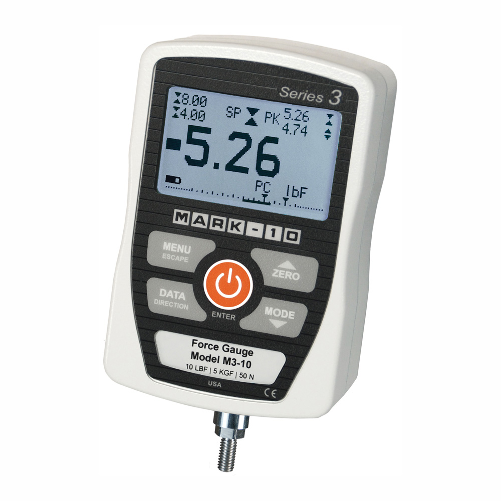 MARK 10 M3-05 FORCE GAUGE| 0.5 LBF / 250 GF / 2.5 N CAPACITY FORCE GAUGE